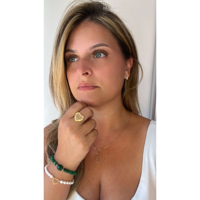 Anel Modelo Coração