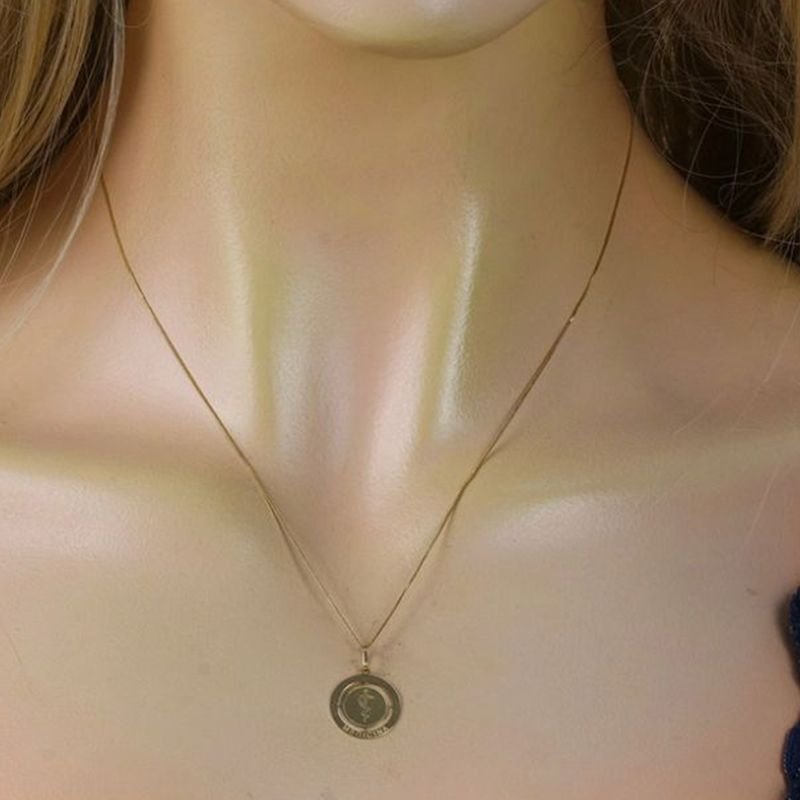 Pingente Formatura Medicina Ouro 18k