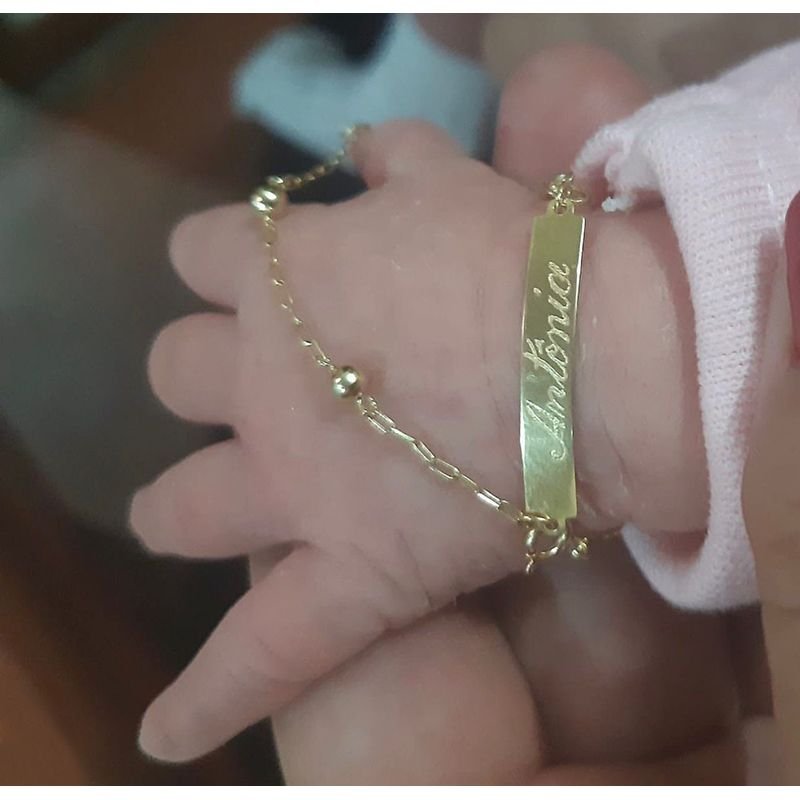 Pulseira Infantil com nome